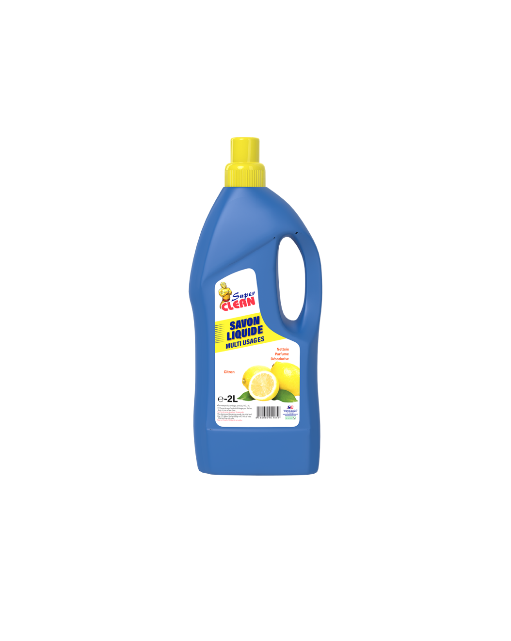 SUPER CLEAN_Savon Liquide Parfume Citron 2L